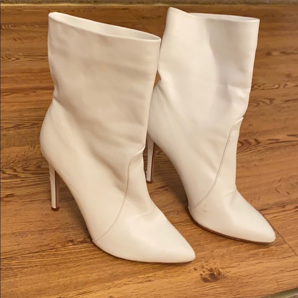 charlotte russe white booties